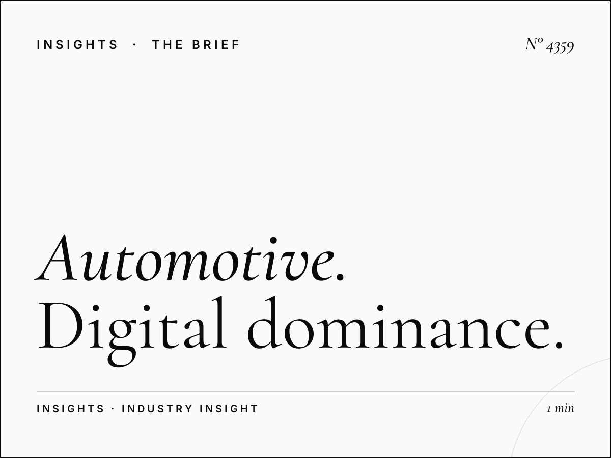 Automotive Brands DIFC: Digital Dominance Car Ads