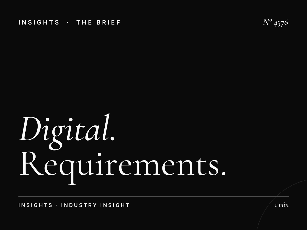 Digital Dominance Content DIFC: Requirements