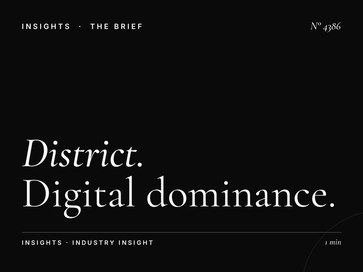 District Branding DIFC: Digital Dominance Awareness