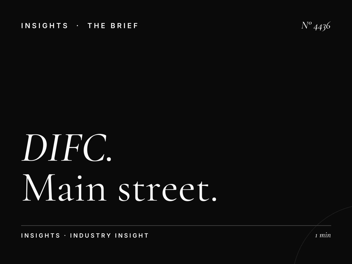 DIFC Gate Avenue Digital: Main Street Advertising