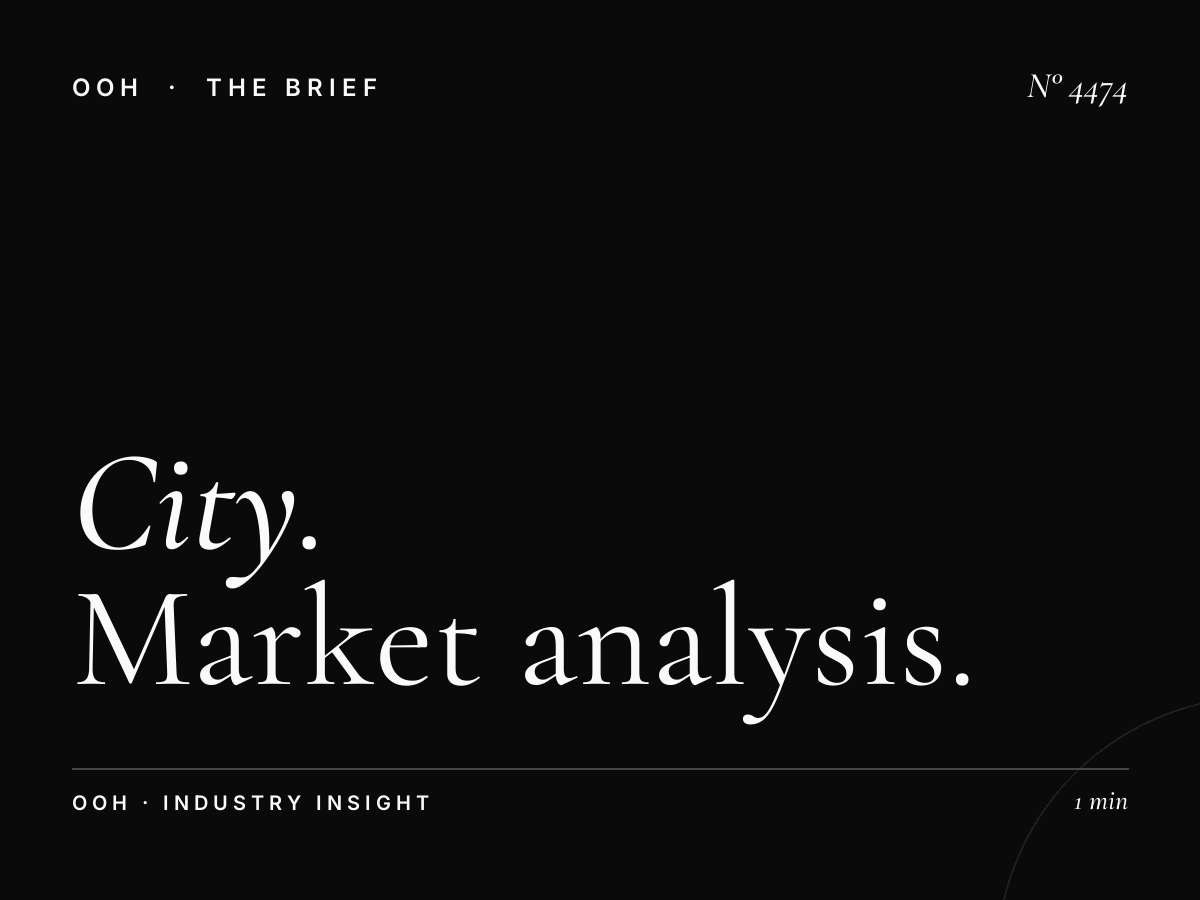 City Walk Static Lamp Posts Competition: Market Analysis for Media Buyers