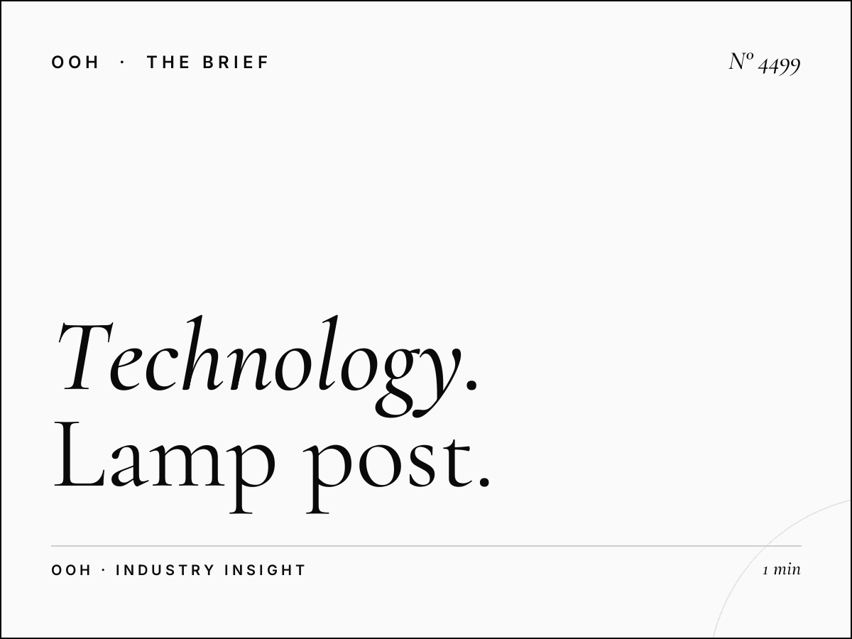 Technology Companies City Walk: Lamp Post Tech Revolutionizing Dubai's Outdoor Advertising Landscape