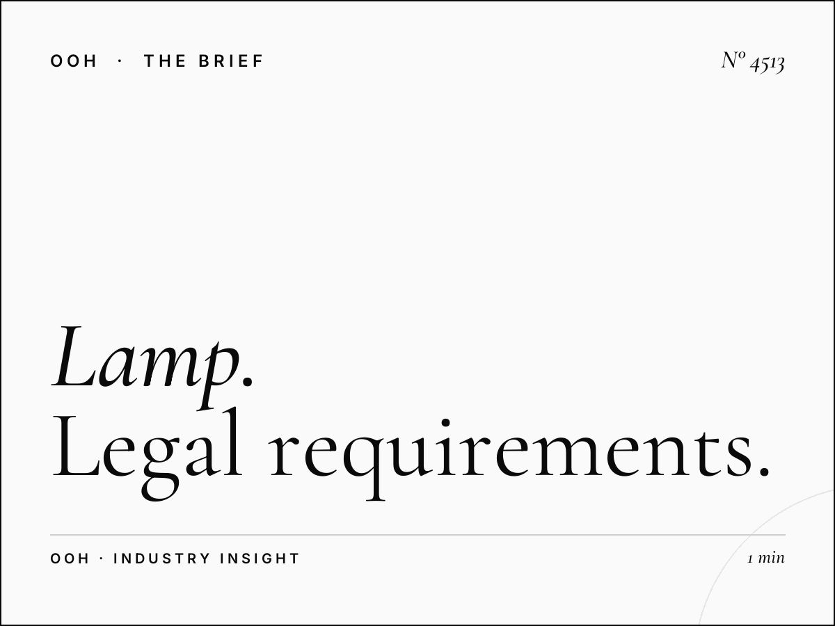 Lamp Post Compliance City Walk: Legal Requirements for Outdoor Advertising Success