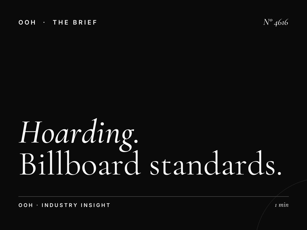 Hoarding Dimensions City Walk: Billboard Standards
