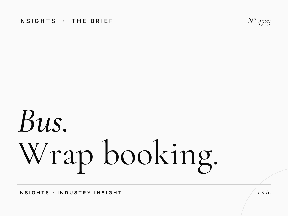 Bus Advertising Contracts Abu Dhabi: Wrap Booking Terms