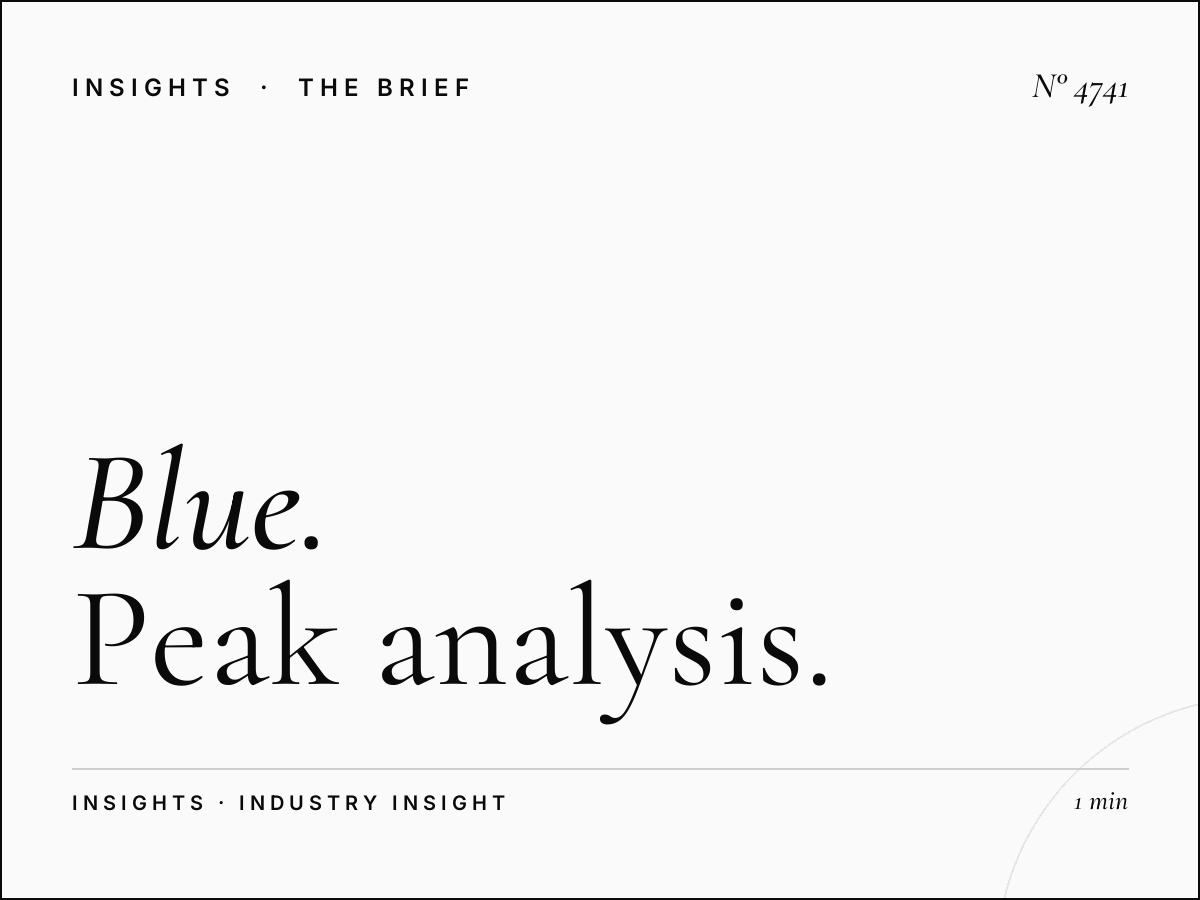 Blue Waters Digital Takeover Traffic: Peak Analysis