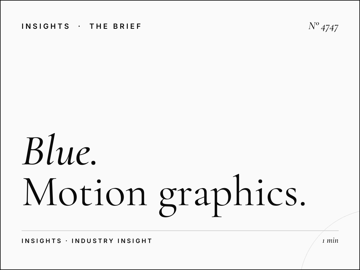 Blue Waters Digital Takeover Animation: Motion Graphics That Transform Commercial Spaces