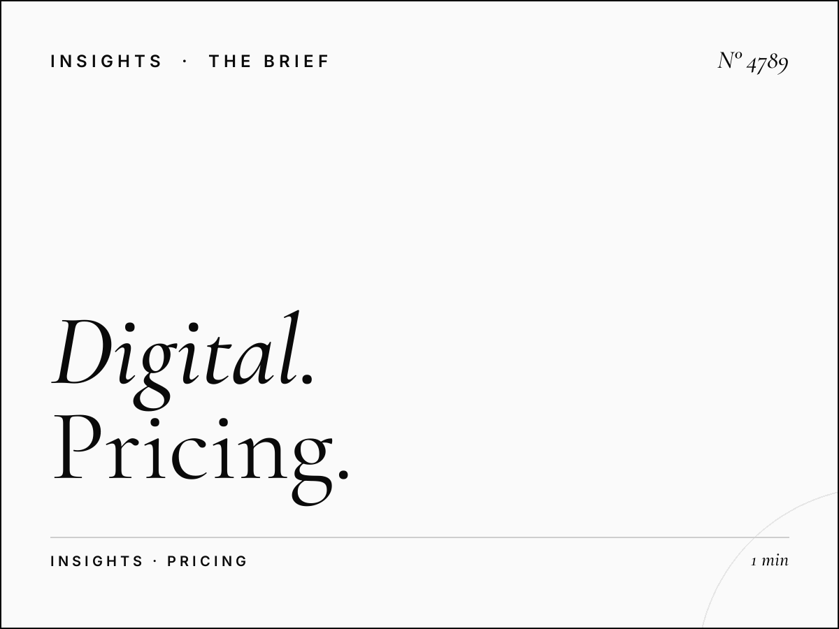 Digital Takeover Monthly Rates Blue Waters: Pricing