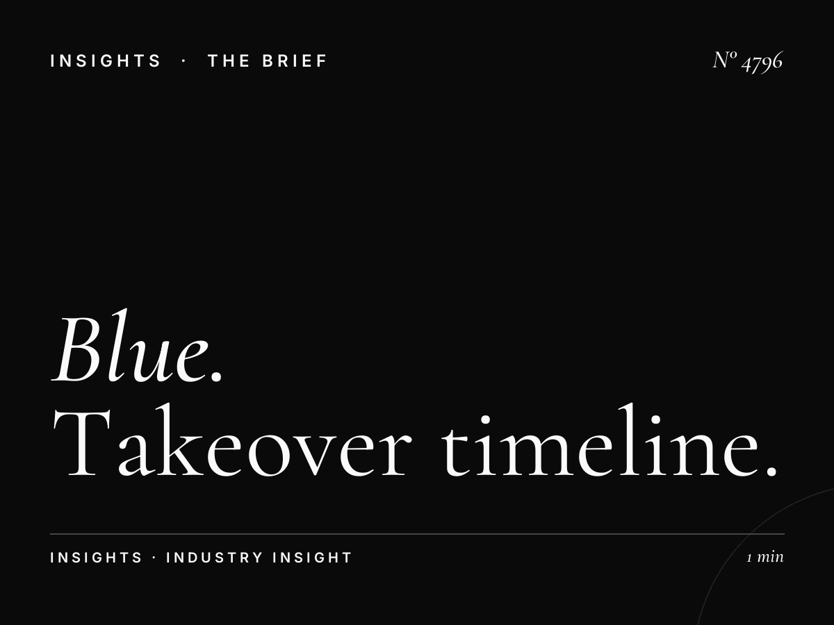 Blue Waters Digital Production: Takeover Timeline
