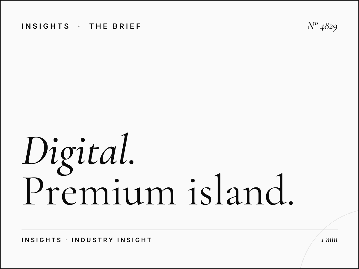 Digital Takeover Blue Waters: Premium Island Advertising
