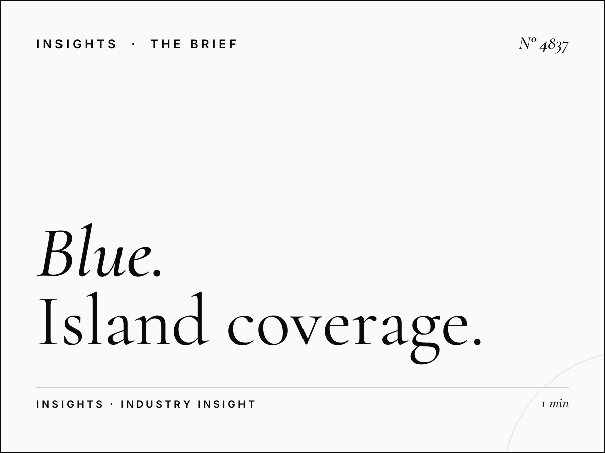 Blue Waters Digital Takeover Locations: Island Coverage
