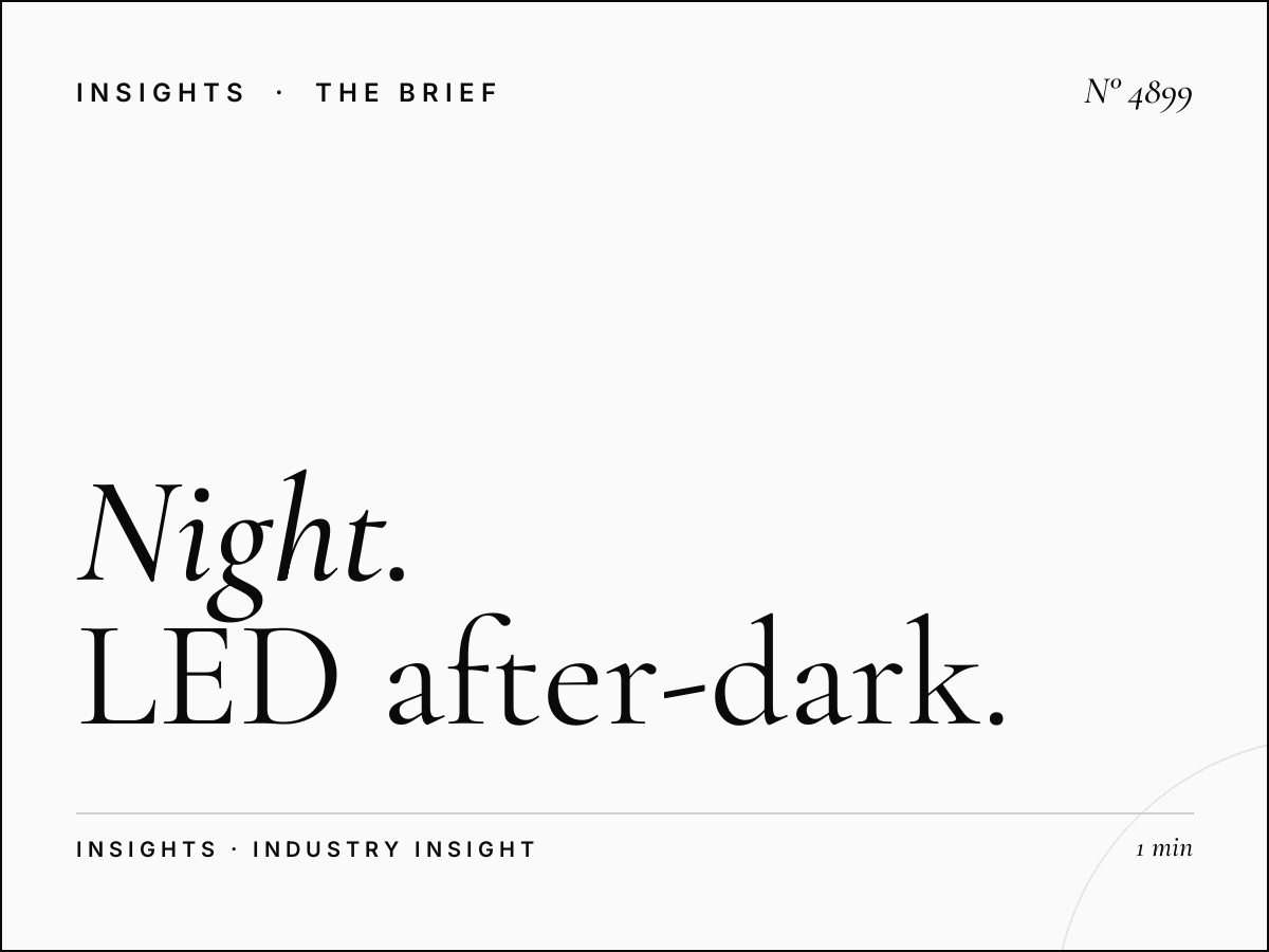 Night Advertising Al Salam Khaleej: LED After-Dark