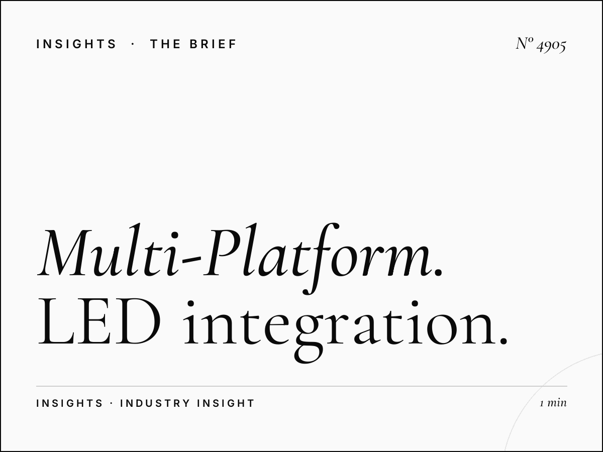 Multi-Platform Al Salam Khaleej: LED Integration