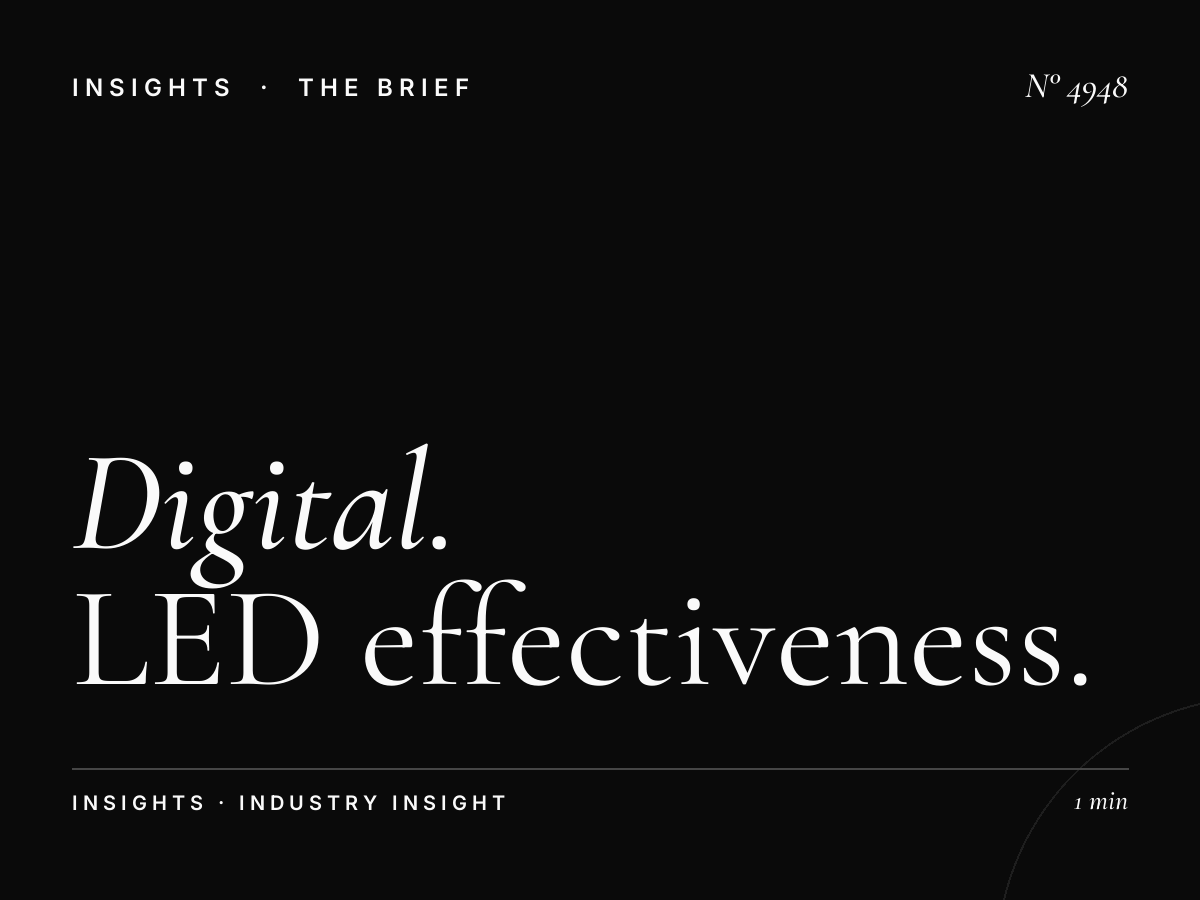 Digital Visibility Al Salam Khaleej: LED Effectiveness