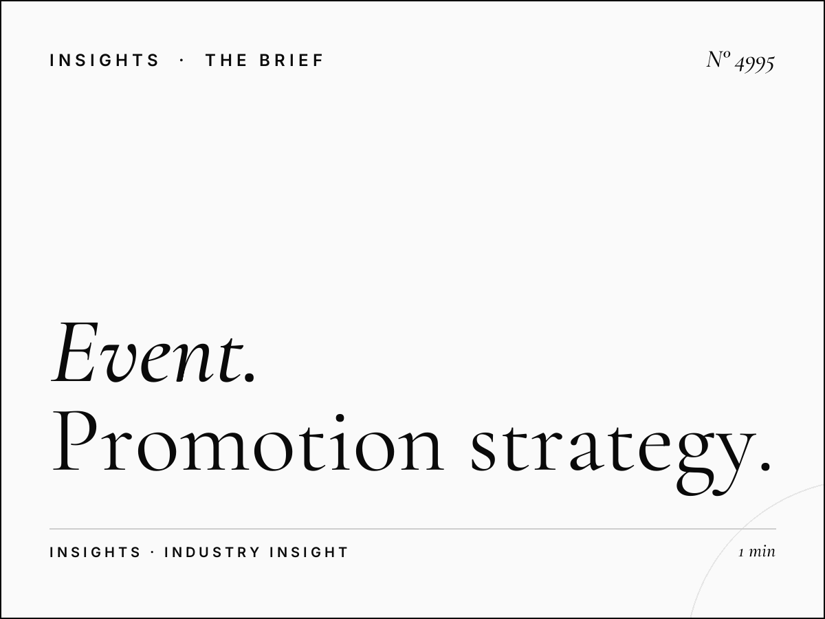 Event Advertising Al Khawaneej: Promotion Strategy