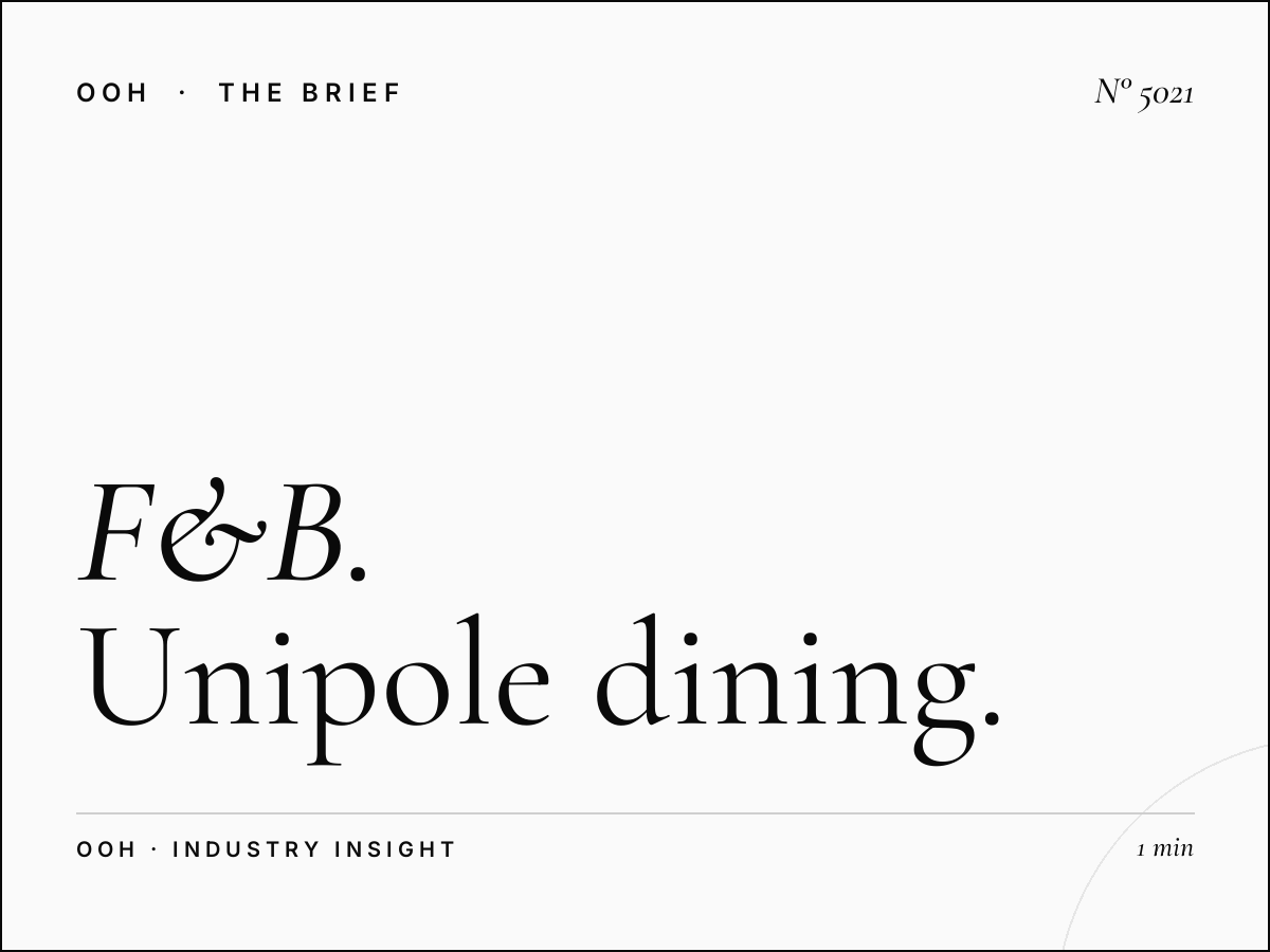F&B Restaurants Al Khawaneej: Unipole Dining