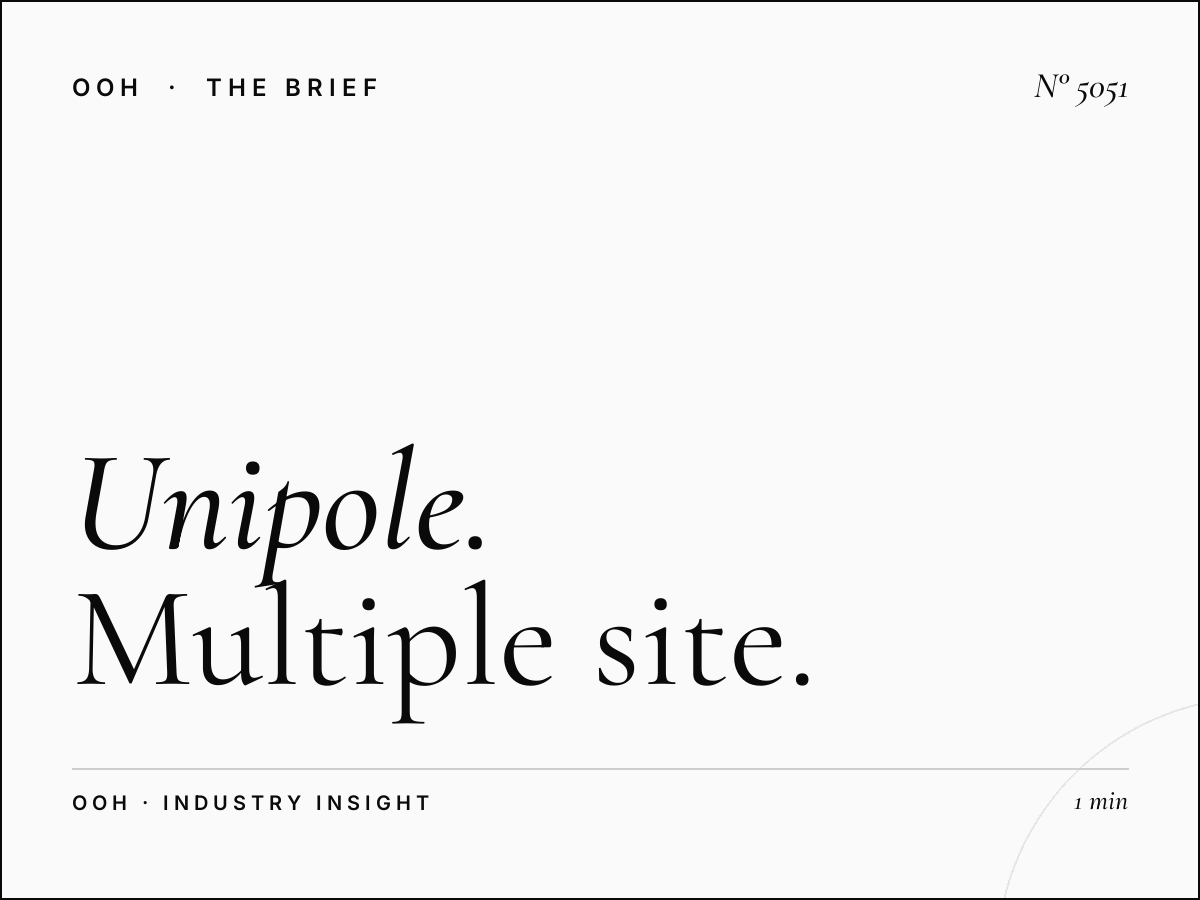 Unipole Network Al Khail: Multiple Site Strategy