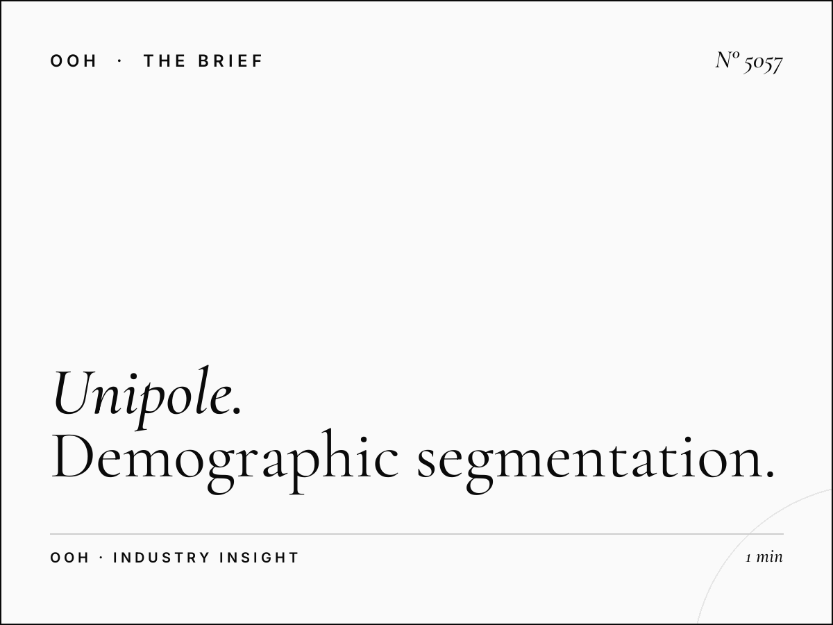 Unipole Expat Audience Al Khail: Demographic Segmentation