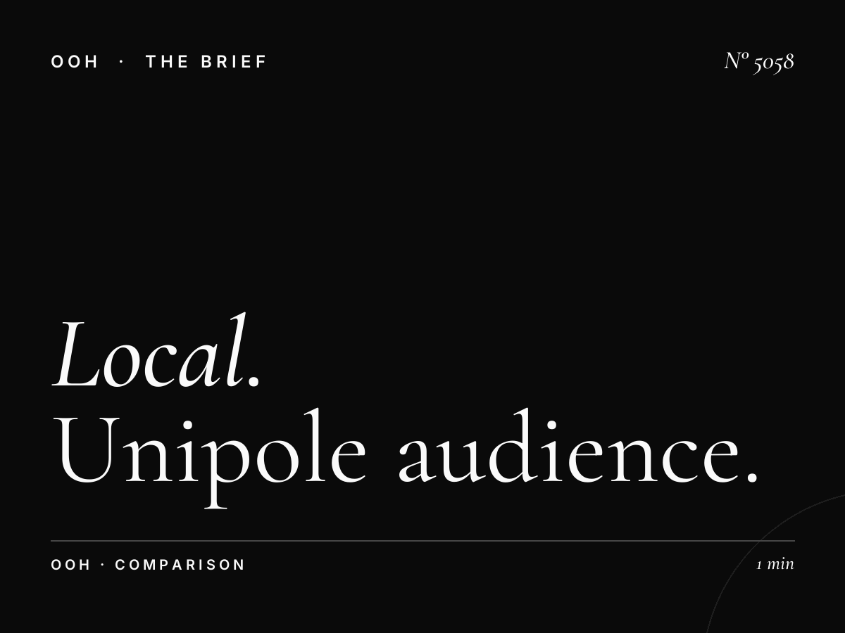 Local vs Tourist Al Khail: Unipole Audience Strategy