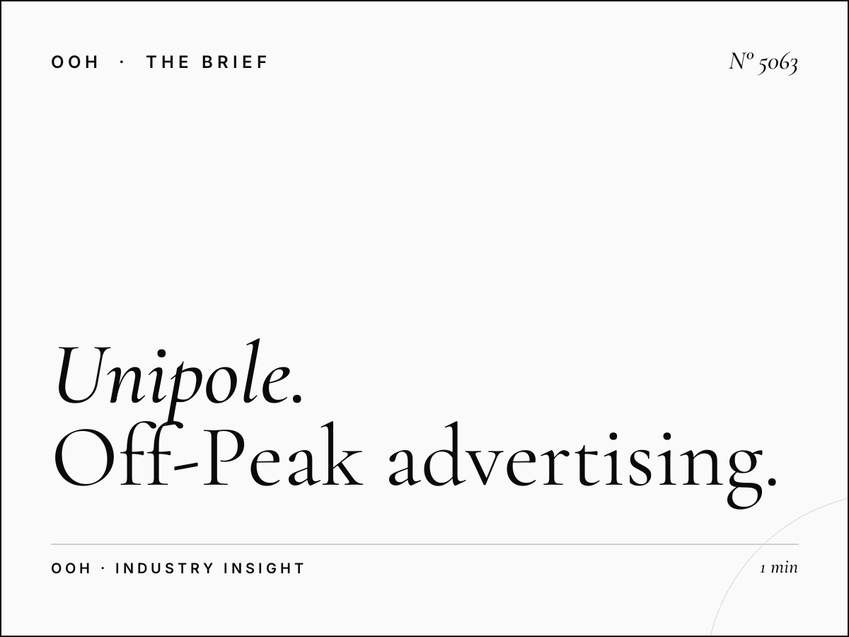Unipole Weekend Al Khail: Off-Peak Advertising That Delivers Maximum Impact