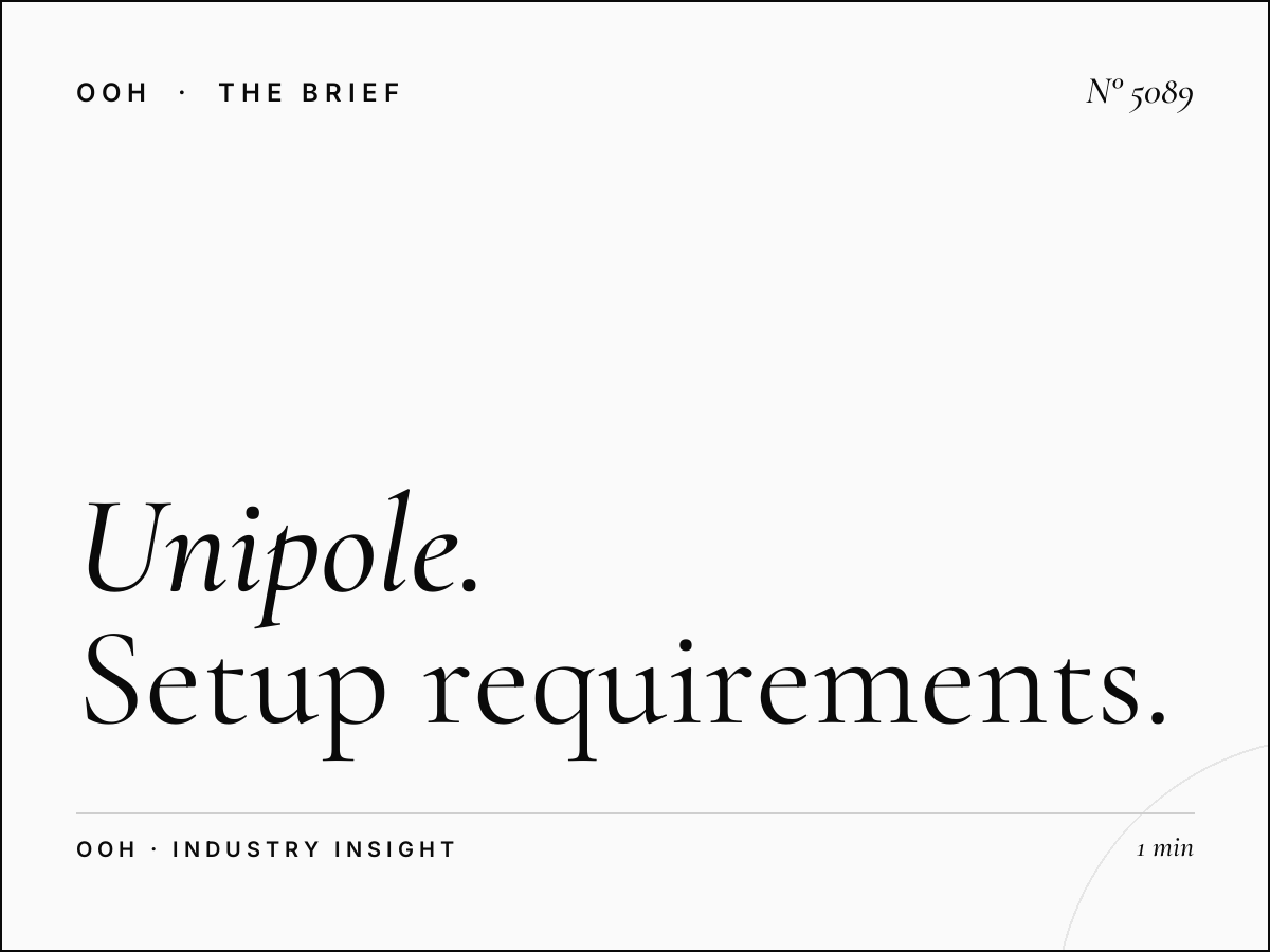 Unipole Installation Al Khail: Setup Requirements
