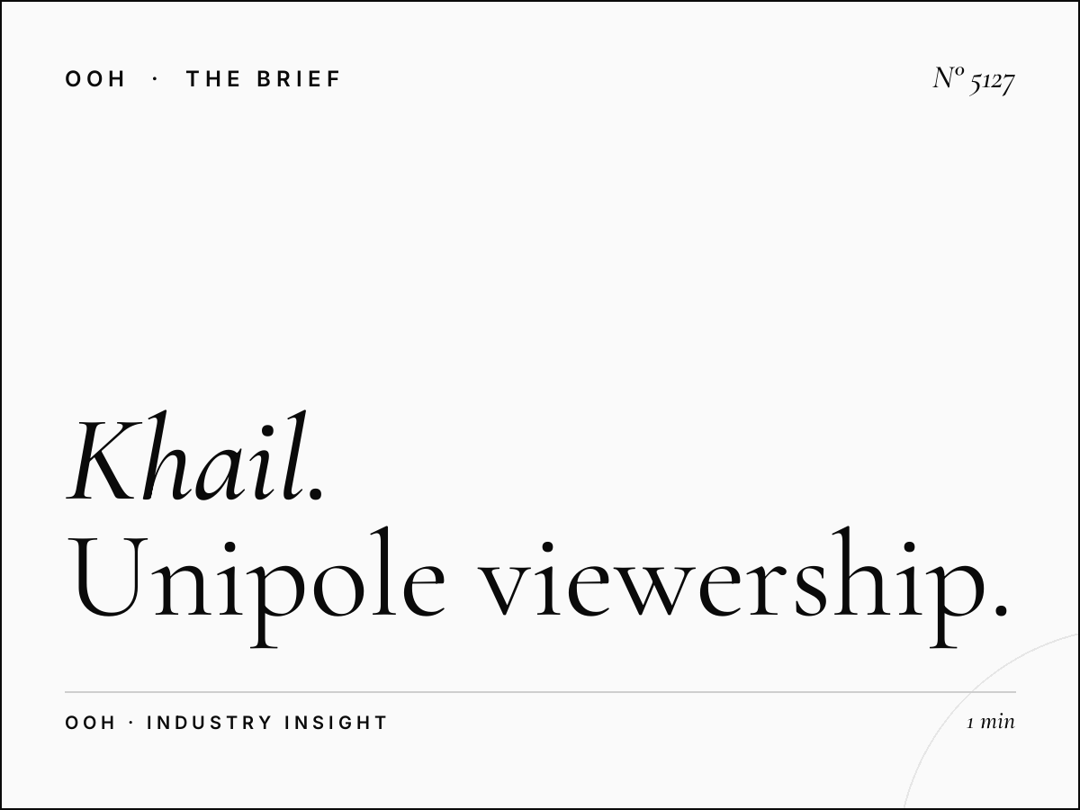Al Khail Highway Traffic: Unipole Viewership Statistics