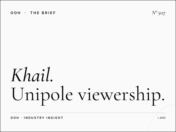 Al Khail Highway Traffic: Unipole Viewership Statistics