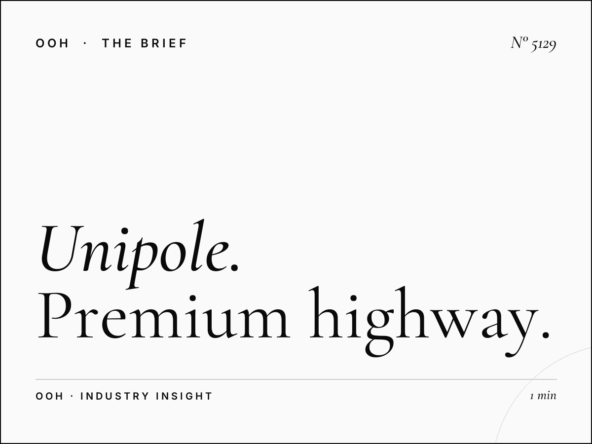 Unipole Sites Al Khail Road: Premium Highway Positions