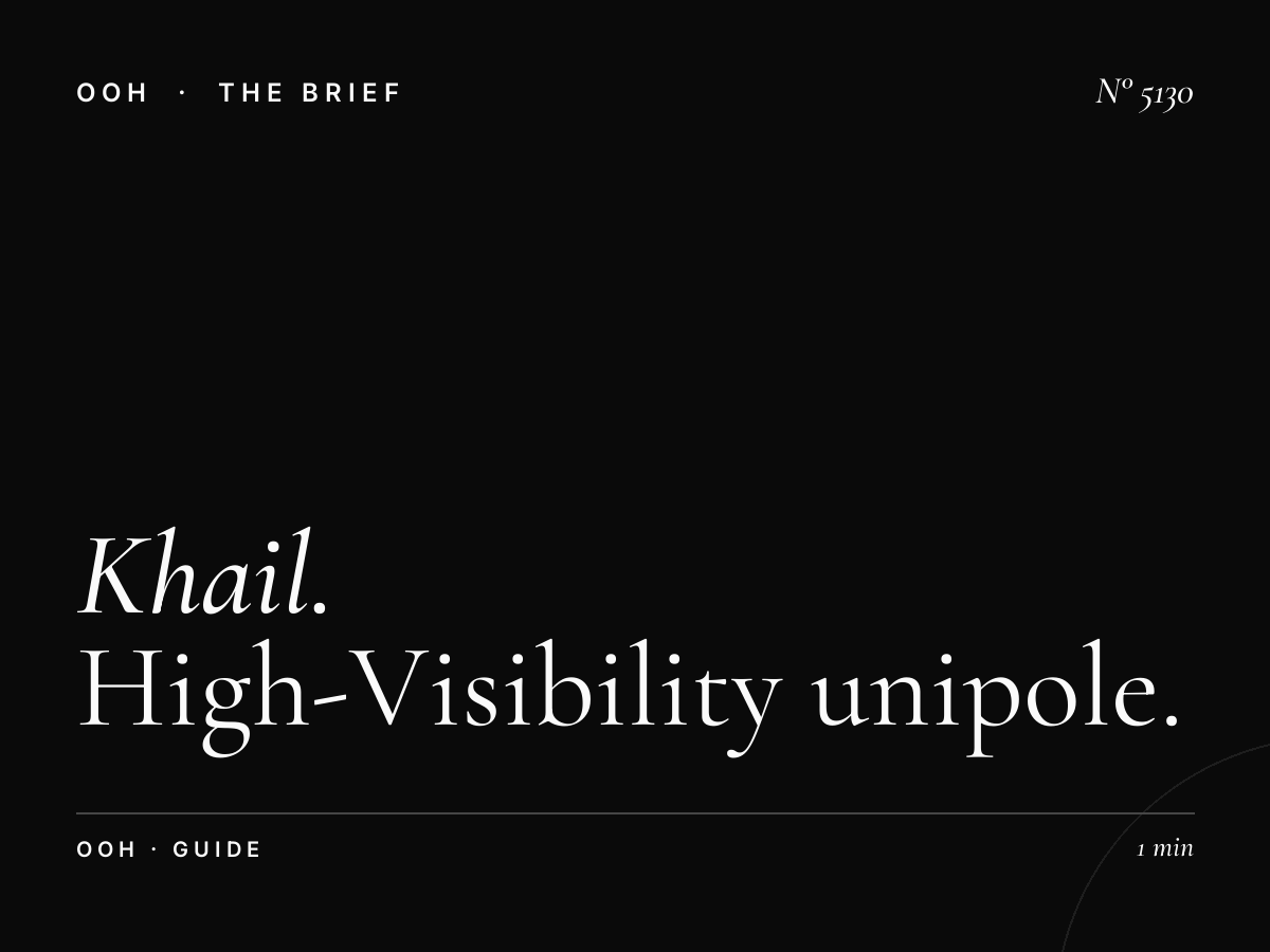 Al Khail Billboard Spots: High-Visibility Unipole Guide