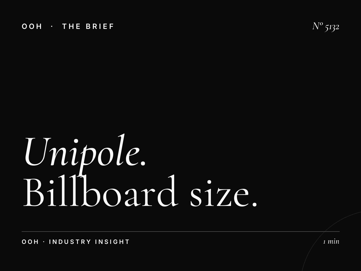 Unipole Dimensions Al Khail: Billboard Size Standards