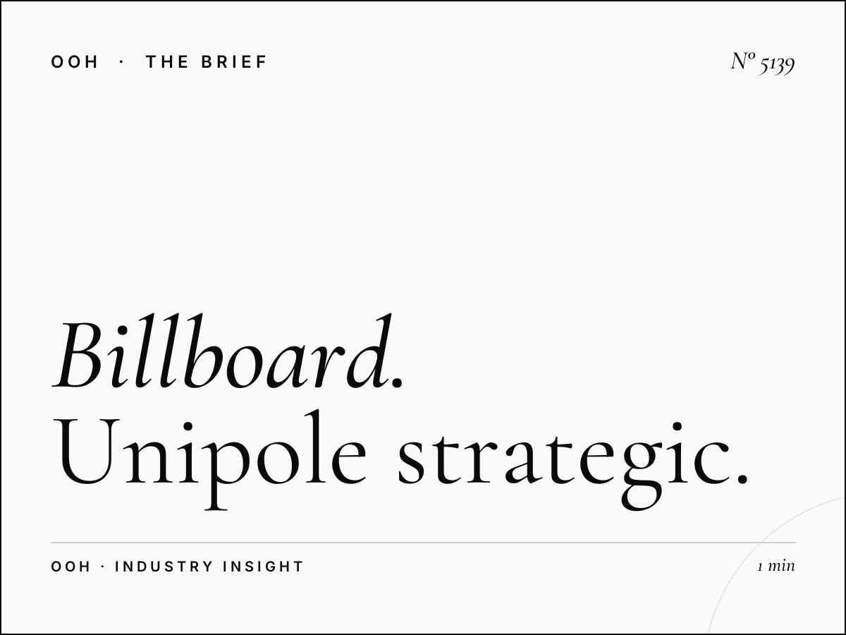 Billboard Campaign Al Khail: Unipole Strategic Planning