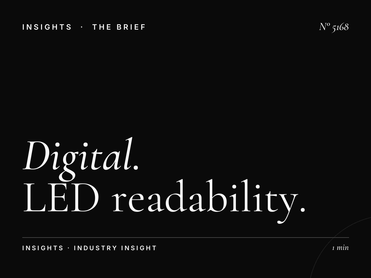 Digital Creative Al Khail Dubai Hills: LED Readability