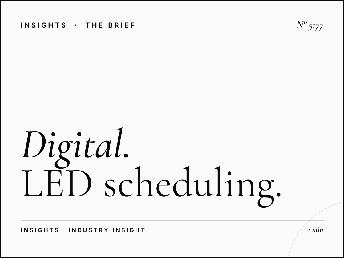 Digital Dayparting Al Khail Dubai Hills: LED Scheduling