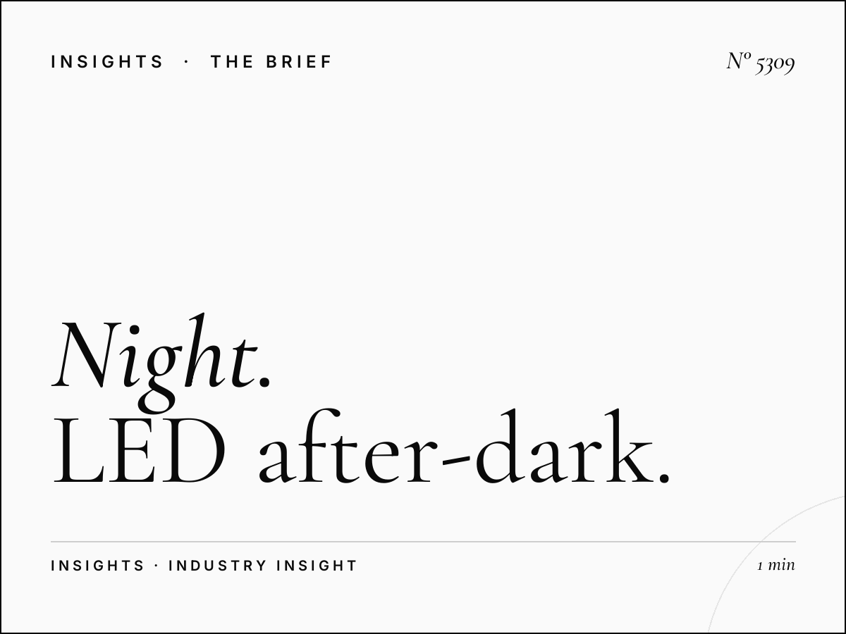 Night Advertising Al Khail Al Jaddaf: LED After-Dark