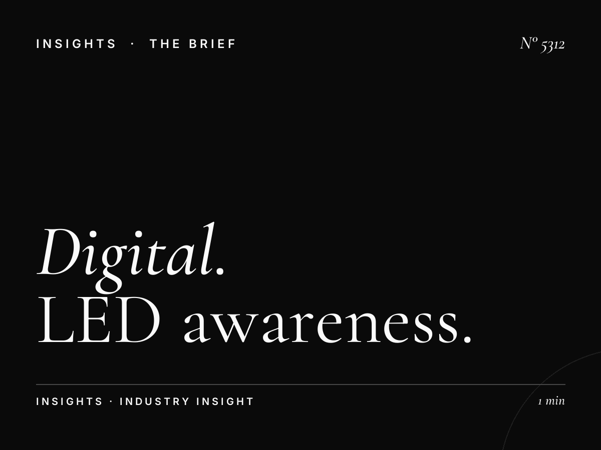 Digital Branding Al Khail Al Jaddaf: LED Awareness