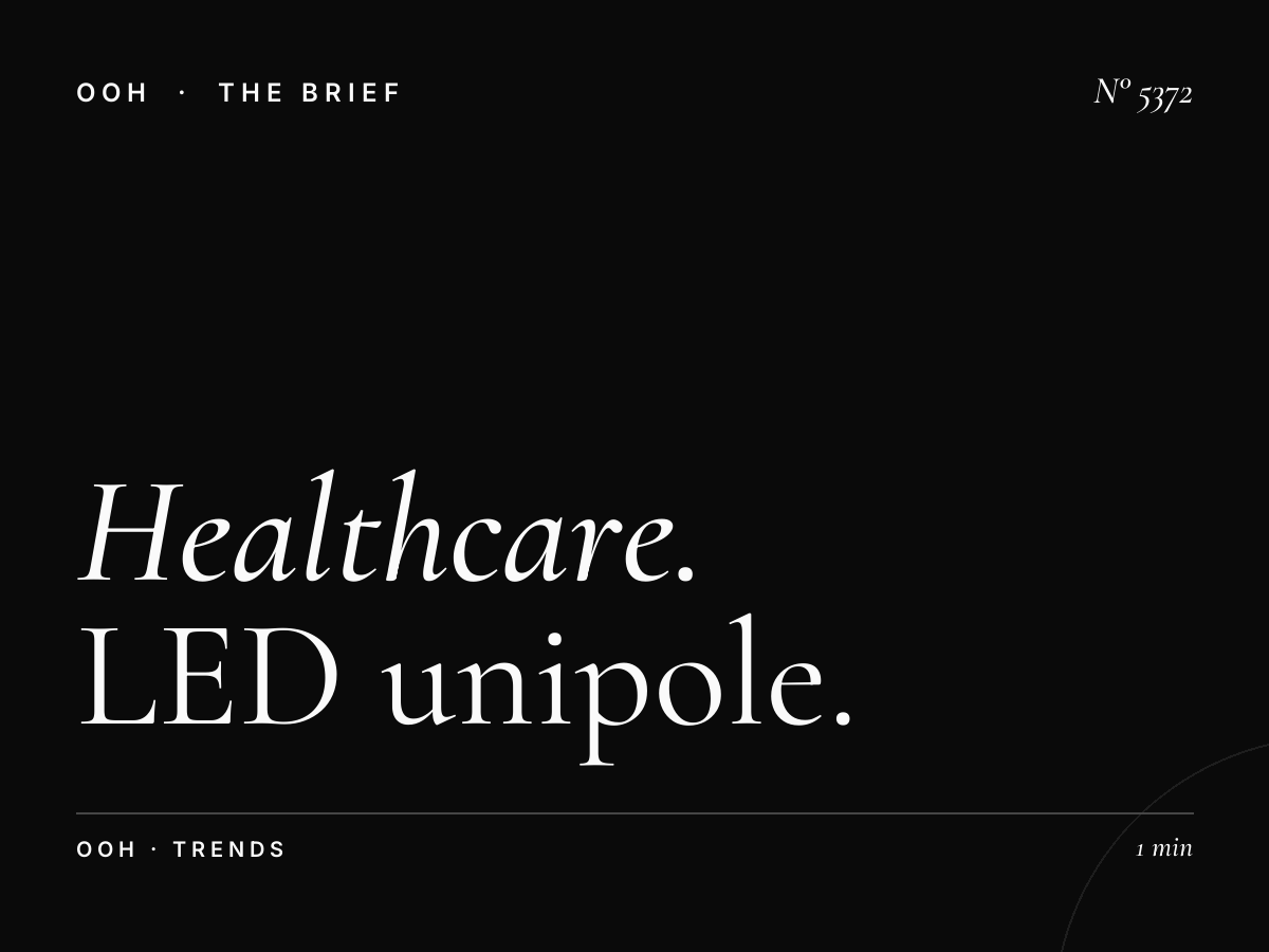 Healthcare Al Khail Al Jaddaf: LED Unipole Medical – The Future of Healthcare Advertising in Dubai