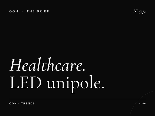 Healthcare Al Khail Al Jaddaf: LED Unipole Medical – The Future of Healthcare Advertising in Dubai