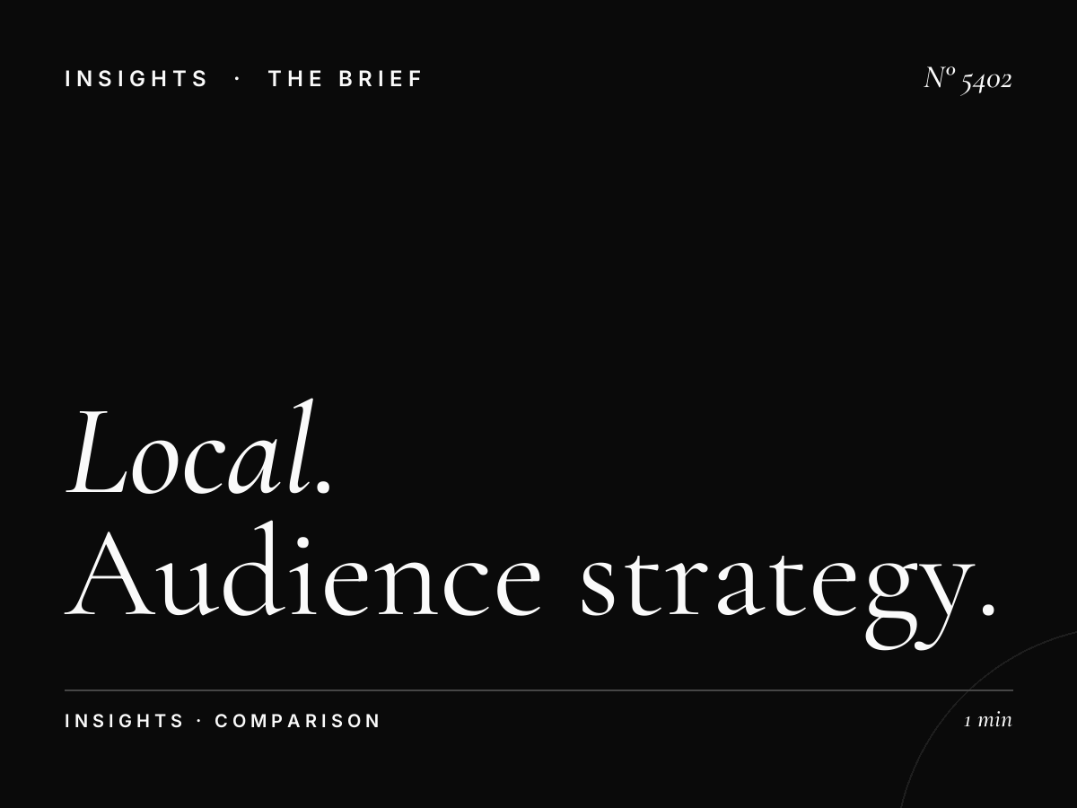 Local vs Tourist Al Khail Al Jaddaf: Audience Strategy