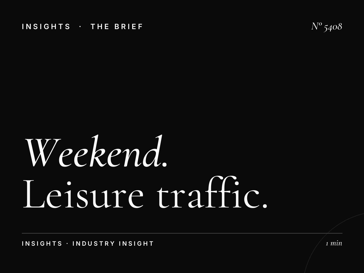 Weekend Advertising Al Khail Al Jaddaf: Leisure Traffic