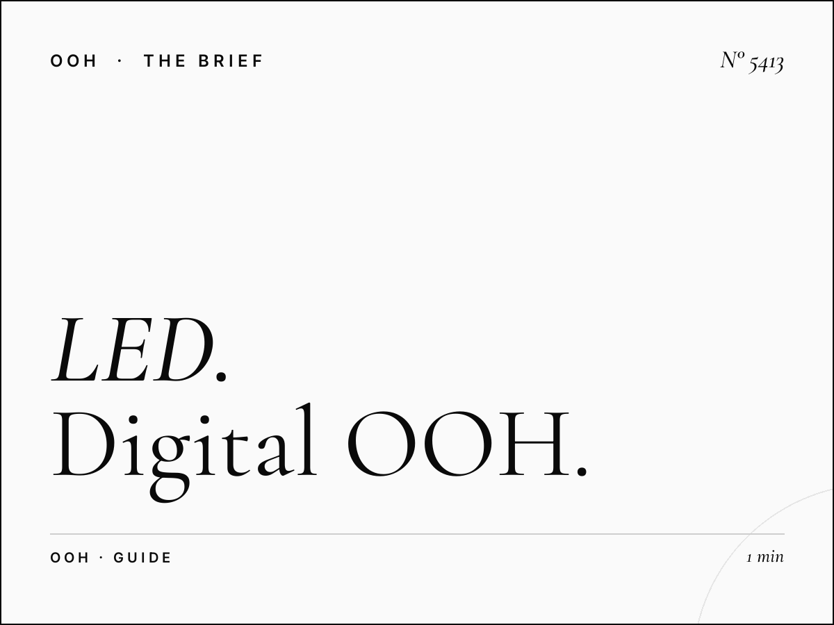 LED Unipole Al Khail Al Jaddaf: Digital OOH Campaign Guide