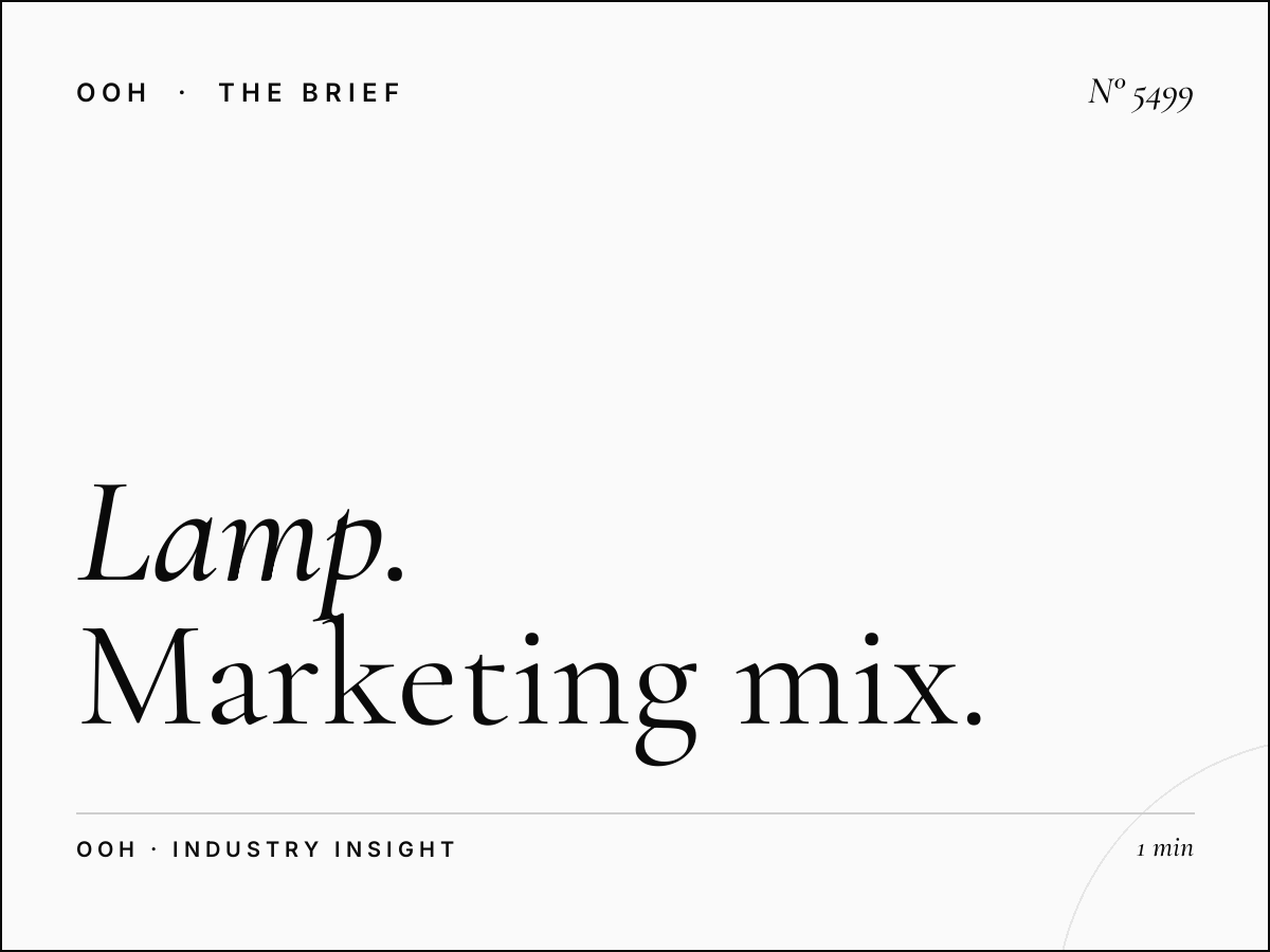 Lamp Post Digital Integration Al Ittihad Road: Marketing Mix