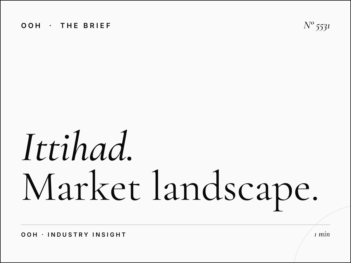 Al Ittihad Road Lamp Posts Competition: Market Landscape