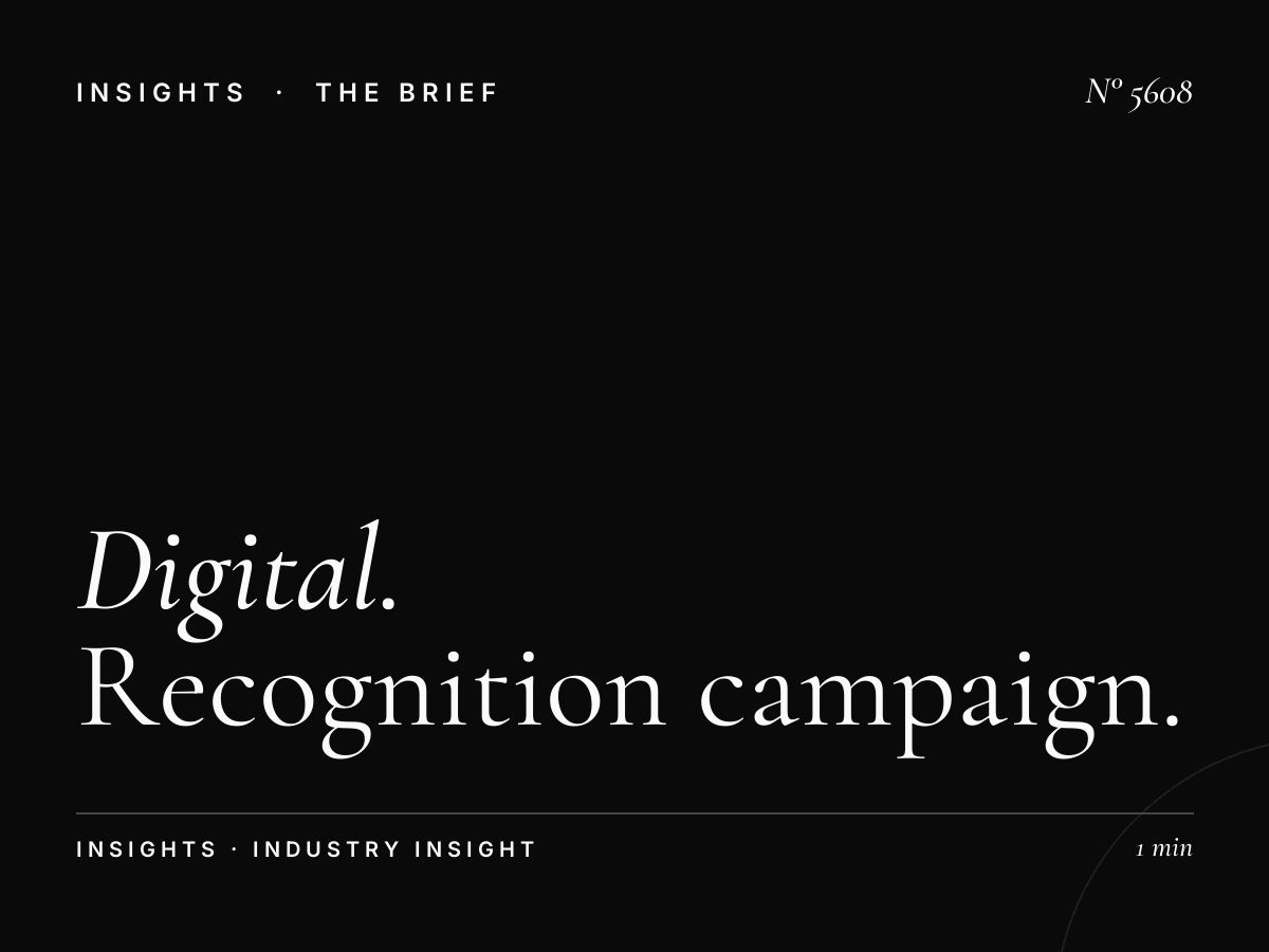 Digital Bridge Brand Impact SZR WTC: Recognition Campaign