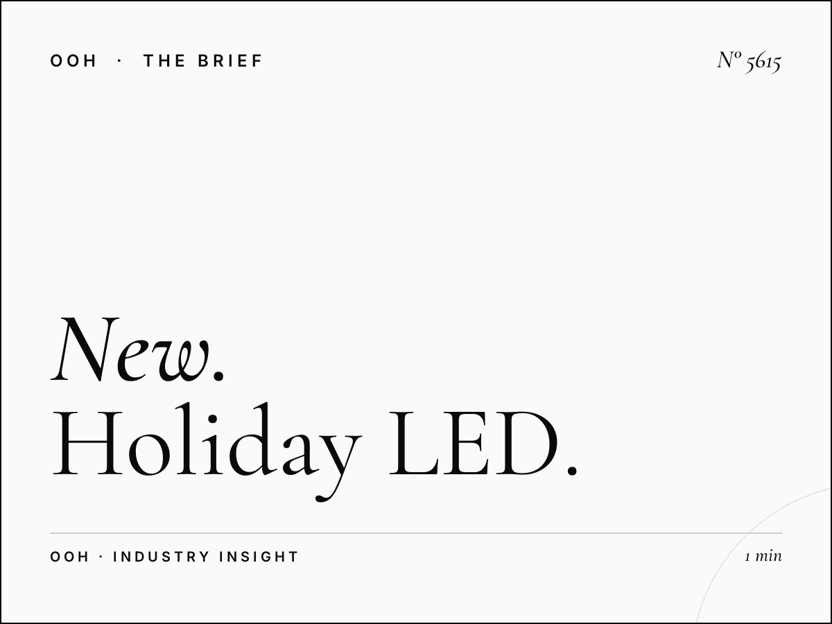 New Year Digital Bridge SZR WTC: Holiday LED Billboard