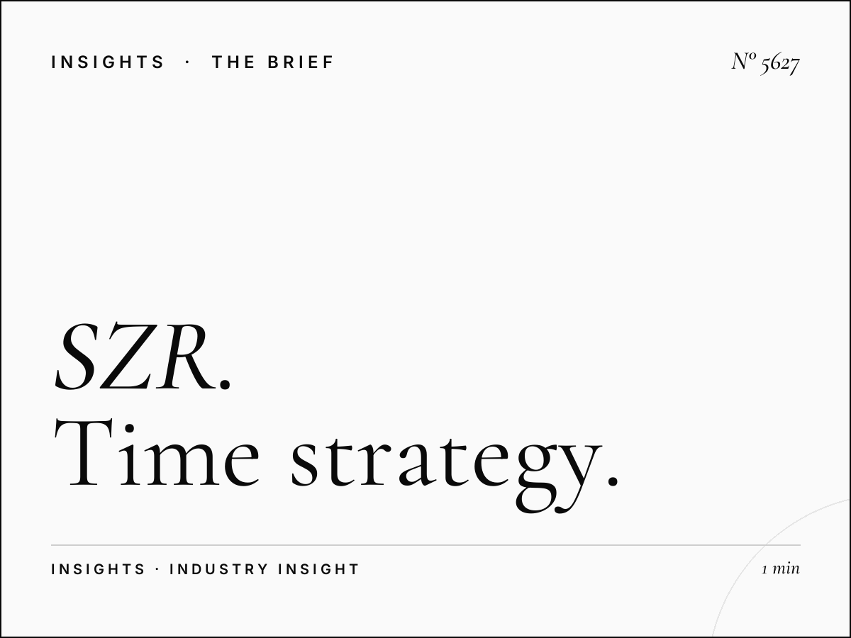 SZR Digital Bridge WTC Dayparting: Time Strategy
