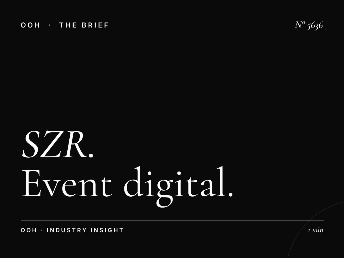 SZR Digital Bridge WTC Event: Event Digital Billboard