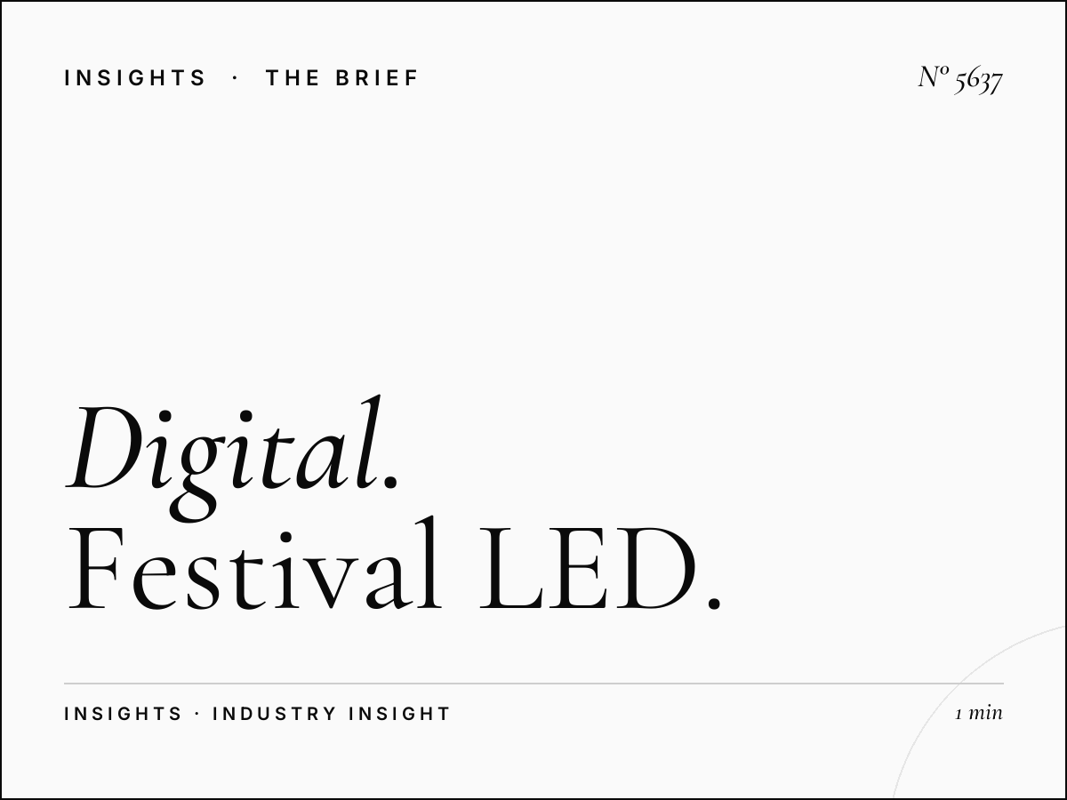 Digital Bridge Event Marketing SZR WTC: Festival LED Advertising That Commands Attention