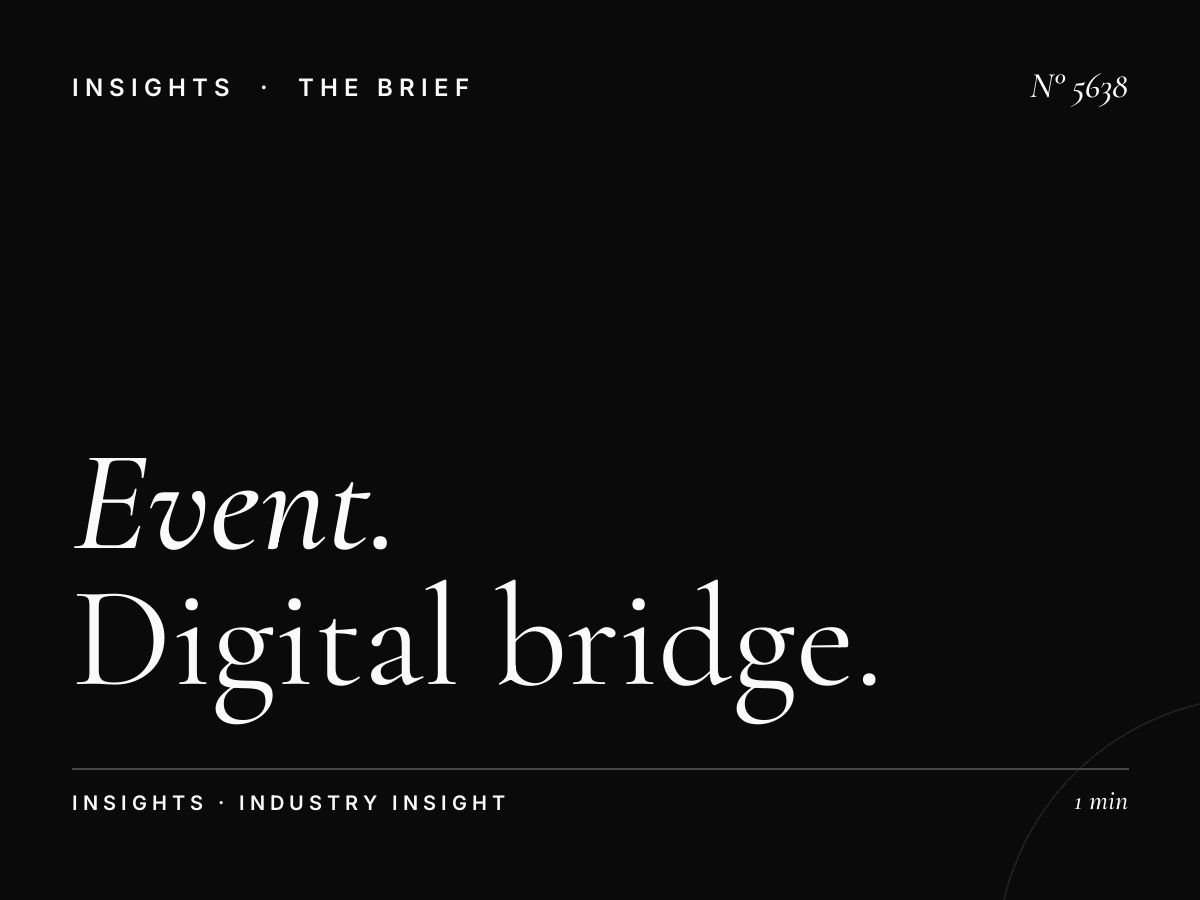 Event Advertising SZR WTC: Digital Bridge Promotion