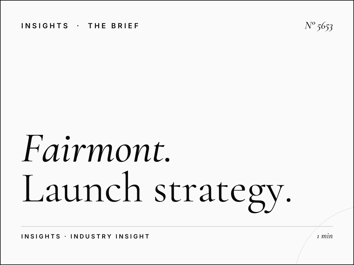 Fairmont Skyline New Product SZR: Launch Strategy