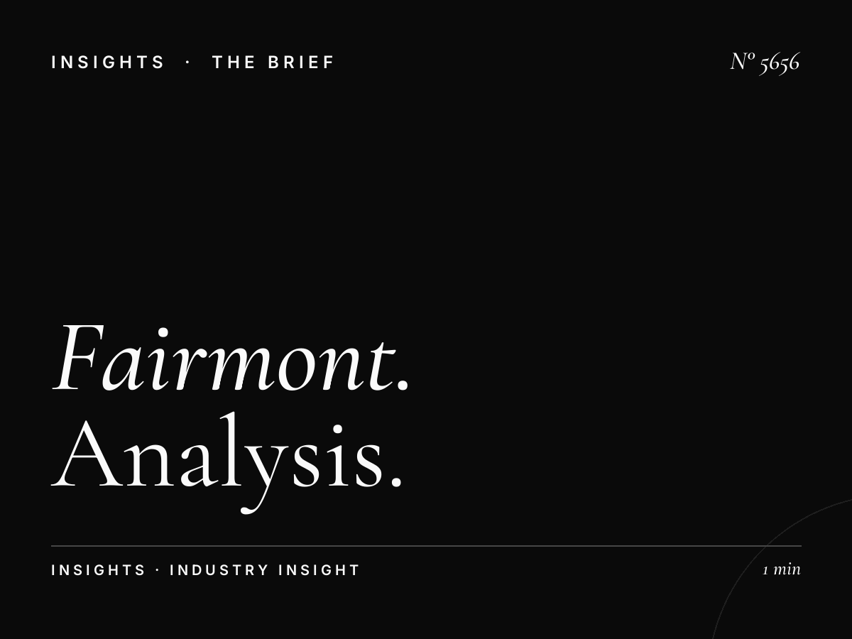 Fairmont Skyline Audience Profile SZR: Analysis